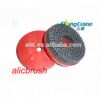 abrasive filament disc brush for grinding surface