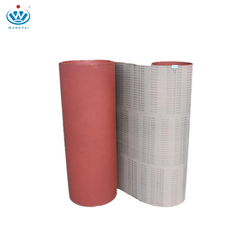 Slitting cloth roll brush aluminium oxide abrasive paper jumbo roll granite abrasive tools